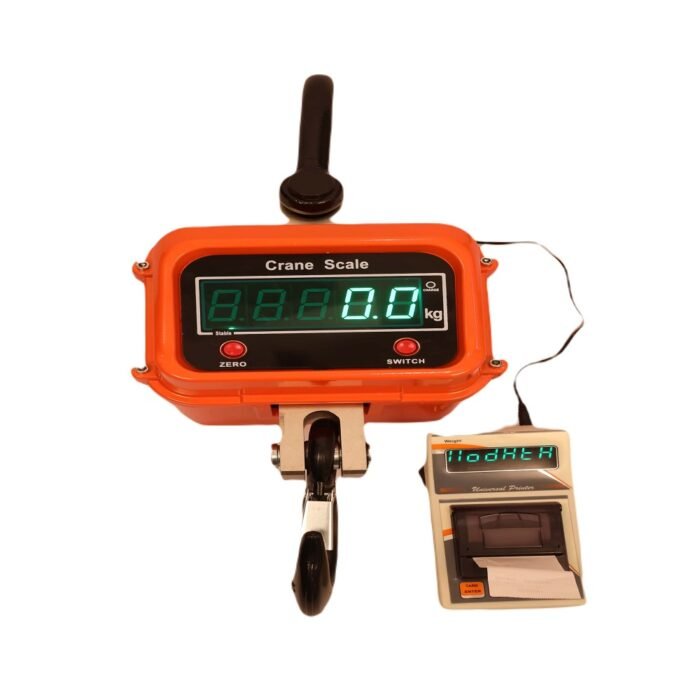 Wireless crane scale with display and printer