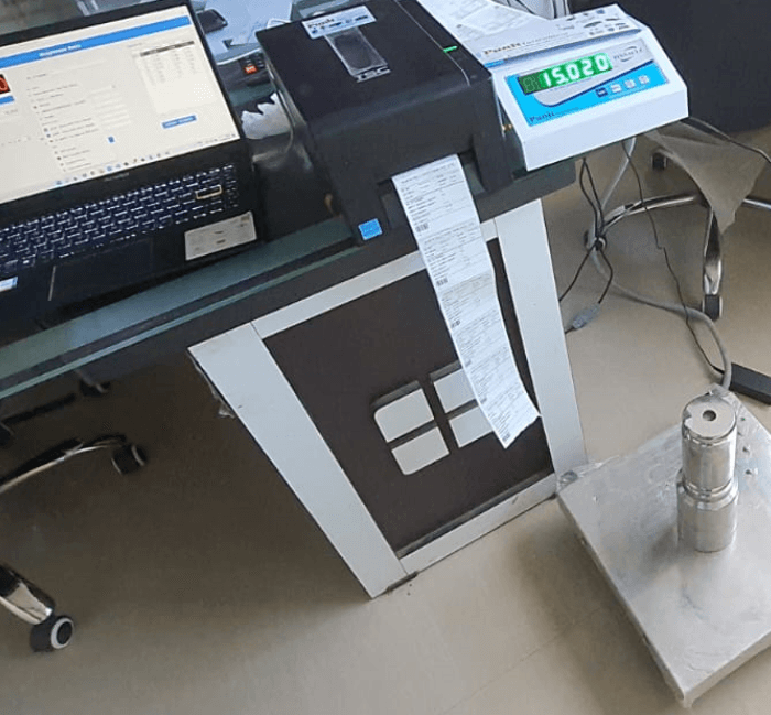 Weighing Scale with Printer System & Inventory Management